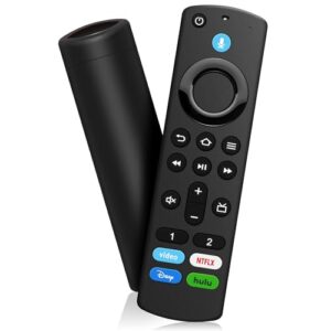 Replacement Voice Remote Control fit for Smart TVs Stick/TV Cube/Lite/4K/4K Max and fit for Insignia/Toshiba/Pioneer Smart TVs