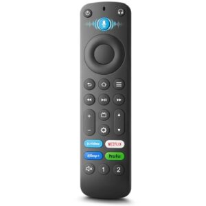 Replacement-Voice-Remote-Control for TV-Stick/Cube and for Insignia/Toshiba/Pioneer/AMZ Smart TVs