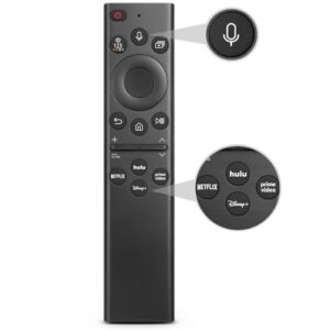 Replacement for Samsung Smart TV Remote Control, Compatible for Samsung with Voice Function Frame Serif Crystal Solar UHD Neo QLED OLED 4K 8K TVs