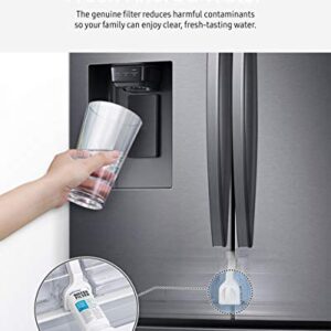 SAMSUNG Genuine Filters for Refrigerator Water and Ice, Carbon Block Filtration for Clean, Clear Drinking Water, DA29-00020B-2P, 2 Pack