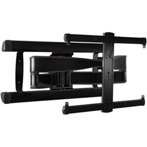 SANUS Full Motion TV Wall Mount for 42” to 90” TVs up to 125lbs – Extend, Swivel, Tilting TV Mount – Easy 3 Step DIY Install w/ Included Hardware – Black Finish