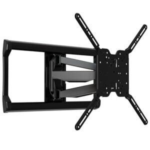 SANUS Full Motion TV Wall Mount for TVs up to 90″ – Premium Design Extends 24″ with Fingertip Swivel and Tilt – Easy 20 Minute Install – OLF24