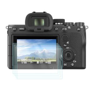 SMALLRIG Screen Protector for Sony Alpha 7CR / Alpha 7C II/Alpha 6700 / ZV-E1 / Alpha 7 IV, 0.4mm Ultra-Thin Tempered Glass (4-Pack) – 3750B
