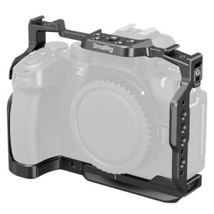 SMALLRIG Z50 II Cage for Nikon Z50 II, Aluminum Alloy Camera Cage with Dual Cold Shoe Mount, 1/4”-20 Threaded Holes, NATO Rail,QD Ports, Quick Release Plate for Arca-Swiss – 4980