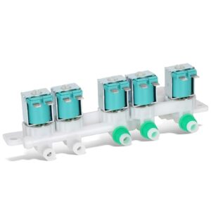SUMNEW DC97-15459G Water Inlet Valve Assembly (Upgrade) Not Easy to Leak, Compatible WIth Samsung Washer Replaces Wa52m8650av a4,3276197,AP5623056,PS4220861,EAP4220861,5-Year Warranty
