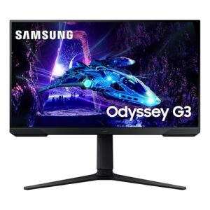Samsung 27-Inch Odyssey G3 (G30D) Series FHD Gaming Monitor, 1ms, 180Hz, AMD FreeSync, Adjustable Stand, Black Equalizer, Virtual Aim Point, Eye Saver Mode, Flicker-Free, LS27DG302ENXZA
