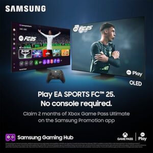 Samsung 43-Inch Class Crystal UHD U8000F 4K Smart TV (2025 Model) Endless Free Content, Crystal Processor 4K, MetalStream Design, Knox Security, Alexa Built-in