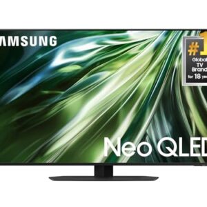 Samsung 43-Inch Class Neo QLED 4K QN90D Series Mini LED, Neo Quantum HDR+ Smart TV w/Dolby Atmos, Object Tracking Sound+, Motion Xcelerator, Real Depth Enhancer Pro, Alexa Built-in (QN43QN90D, 2024)