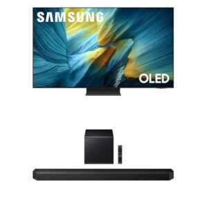 Samsung 55-Inch Class OLED S95F 4K Glare Free Smart TV (2025 Model) NQ4 AI Gen3 Processor, OLED HDR Pro Q800F 5.1.2ch Q Series Soundbar + Subwoofer (HW-Q800F, 2025)