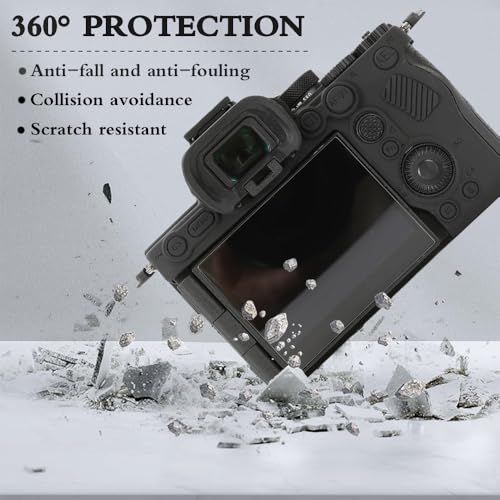 Screen Protector Compatible for Sony Alpha A7R5 / 7R V Camera,Tempered Glass Film Anti Scratch High Definition and Soft Silicone Case for Sony A7R5 - Image 5