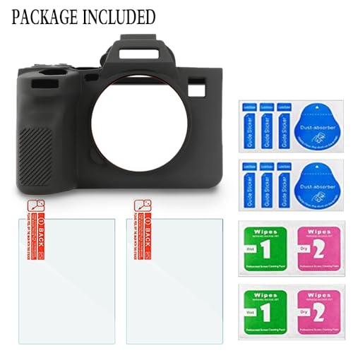 Screen Protector Compatible for Sony Alpha A7R5 / 7R V Camera,Tempered Glass Film Anti Scratch High Definition and Soft Silicone Case for Sony A7R5 - Image 7