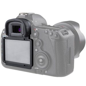 Screen Protector for Canon 5D Mark III IV with Clip-On Frame – Shatterproof Snap Installation, No Adhesive or Bubbles, Anti-Scratch Edge Protection