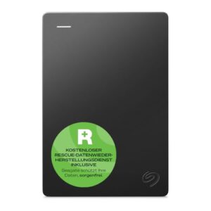 Seagate Portable 2TB External Hard Drive HDD — USB 3.0 for PC, Mac, PlayStation, & Xbox -1-Year Rescue Service (STGX2000400)
