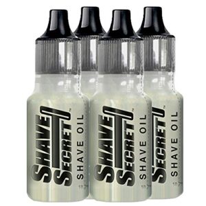Shave Secret Shaving Oil – The Best Shave Ever! 18.75Ml (4 Pack)