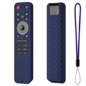 Silicone Cover for LG MR25GA Protective Case Compatible with 2025 LG OLED Smart TV C5 B5 G5 M5 Series Remote MR25GA Cover (Dark Blue)