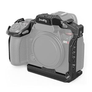 SmallRig G9 II S5 II Cage S5 IIX Cage for Panasonic LUMIX G9 II / S5 II / S5 IIX with Built-in Quick-Release Plate for Arca-Swiss – 4023