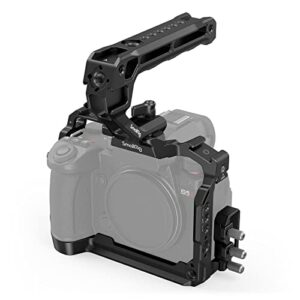 SmallRig G9 II S5 II S5 IIX Cage Kit for Panasonic LUMIX G9 II S5 II / S5 IIX with NATO Top Handle and Cable Clamp for HDMI & USB-C, Built-in Cold Shoe and Quick Release Plate for Arca – 4143