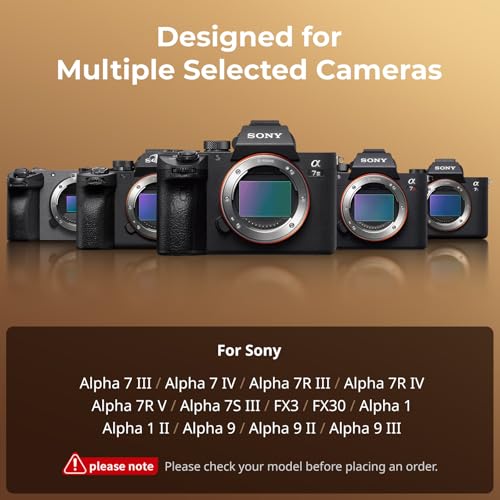 SmallRig Rotating Side Handle with Trigger REC for Sony Selected Mirrorless Cameras, for Sony Alpha 7 IV/Alpha 7R V / A7 III / FX3 / Alpha 9, Compatible with F550/570 Battery, Shutter Control - Image 4