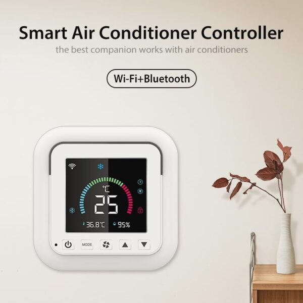 Smart Air Conditioner Controller, WenzhiIoT WiFi Thermostat for Mini-Split,Window,Portable AC&Heat Pumps Tuya Smart Life Wireless Remote Compatible with Alexa Google Home - Image 3