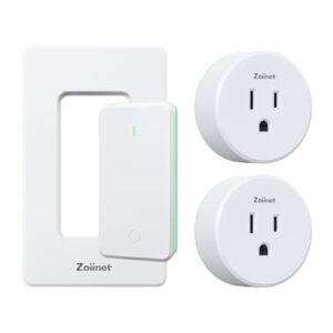 Smart Plug Switch, 2.4G WiFi Outlet, Compatible with Alexa, Google Home, Smart Life & IFTTT APP, Voice Control & Timer, Buckle Design & Removable, No Hub Needed, Programmable(2 Pack)