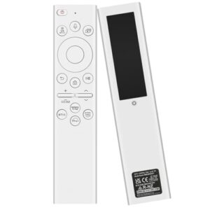 Solar Rechargeable Remote for Samsung Smart TVs, for All 2021-2024 Samsung Remote Control for Smart TV with Voice Control. 2-Year Full Warranty.