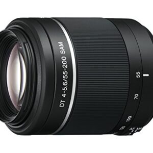 Sony 55-200mm f/4-5.6 SAM DT Telephoto Zoom Lens for Sony Alpha Digital SLR Cameras