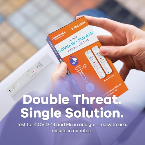 SpeedySwab 3-in-1 Flu A&B + COVID-19, 15-Minute Results, (2-Pack), FDA EUA Authorized, Antigen Rapid Test, At-Home COVID Flu Test Kit, Easy to Use, No Discomfort Nasal Swab, Ages 2+ (1 Pack, 2 Tests) - Image 7