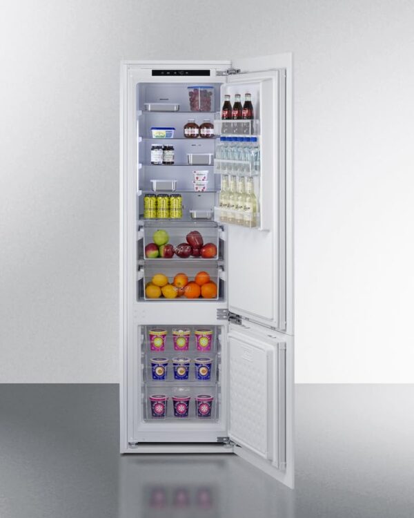 Summit 24" Bottom Freezer Refrigerator, Panel Ready Refrigerator- Freezer, Energy Star- FFBF11NT (Panels not included) (Right Hand Door) - Image 3