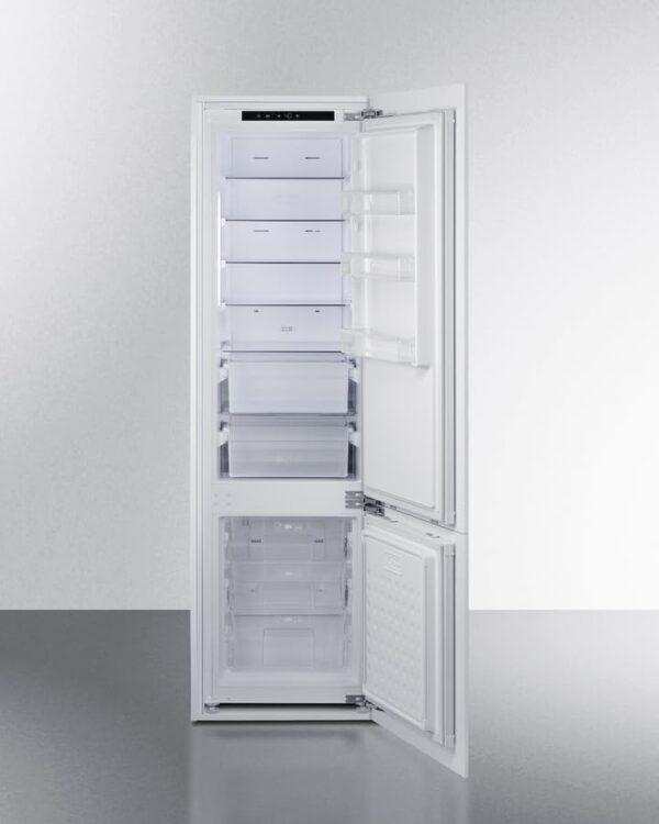 Summit 24" Bottom Freezer Refrigerator, Panel Ready Refrigerator- Freezer, Energy Star- FFBF11NT (Panels not included) (Right Hand Door) - Image 5