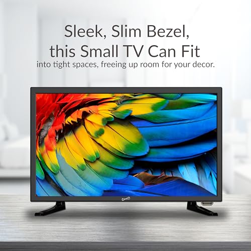 Supersonic SC-1912 19-Inch LED HDTV with 1080p Picture Quality, Built-in DVD Player, HDMI, USB, PC Monitor Capability, and AC/DC Compatibility - Ideal for RVs & Kitchens - Image 4