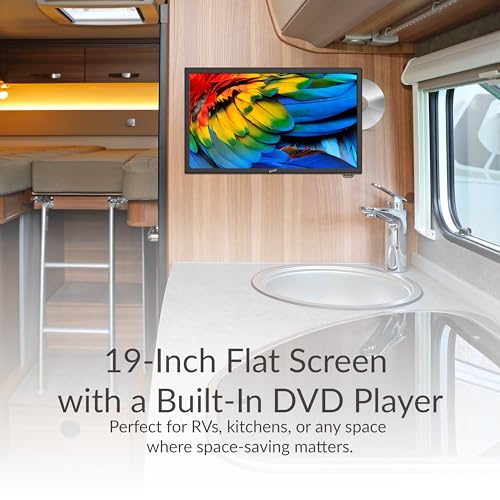 Supersonic SC-1912 19-Inch LED HDTV with 1080p Picture Quality, Built-in DVD Player, HDMI, USB, PC Monitor Capability, and AC/DC Compatibility - Ideal for RVs & Kitchens - Image 5