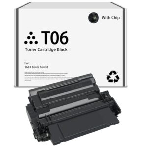 T06L T06 Black Toner Cartridge with Chip Compatible with Canon T06 Toner Cartridge ImageRUNNER 1643I 1643IF 1643 Printer（1Pack