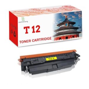 T12 Yellow Toner Cartridges # 5095C005AA Compatible with Canon Color imageCLASS X LBP1333C imageCLASS X MF1333c Printer (Yellow)