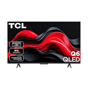 TCL Q65 43-Inch QLED Smart TV 43Q651G, with Google TV, Works with Alexa, Streaming Television, 4K, UHD, 2024 Model, Dolby Vision, Dolby Atmos, HDR Pro+, Game Accelerator Enhanced Gaming, Voice Remote