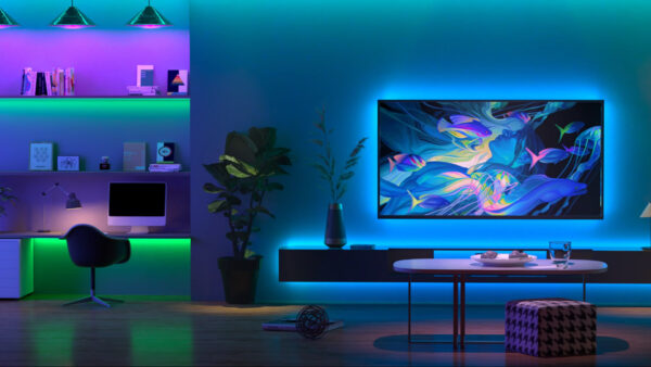 TJOY 100ft Smart Led Strip Lights for Bedroom, Work with Alexa, RGB Color Changing Music Sync Led Lights with App Remote,Multi-Color Wireless Led Strip Lighting for Bedroom (APP+Remote+Voice) - Image 8