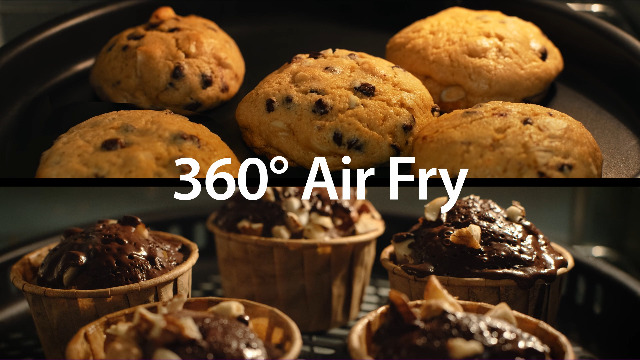 TOSHIBA Countertop Microwave Oven Air Fryer Combo, Inverter, Convection, Broil, Speedy Combi, Even Defrost, Humidity Sensor, Mute Function, 27 Auto Menu&47 Recipes, 1.0 cu.ft/30QT, 1000W - Image 8