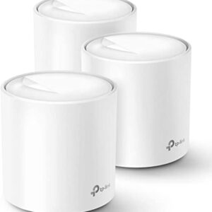 TP-Link Deco WiFi 6 Mesh System(Deco X20) – Covers up to 5800 Sq.Ft. , Replaces Wireless Routers and Extenders(3-Pack, 6 Ethernet Ports in total, supports Wired Ethernet Backhaul)