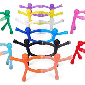 TRYMAG Men Fridge Magnets, 20 Pcs Cute Magnets Fridge for Adults, Funny Humanoid Toys for Kids, Humanoid Mini People Colorful Magnetic for Locker, Office, School Decoration