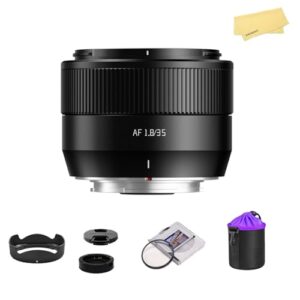 TTARTISAN AF 35mm f1.8 II APS-C Frame Stepper Motor Lens for Fuji X Mount Cameras for Fujifilm XS10 X-E4 X-T10 X-T20 X-T3 X-T4 X-T100 X-T200 X-T30 X-Pro1 X-Pro2 X-Pro3 X-E1-Black