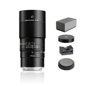 TTArtisan 100mm f/2.8 Macro Lens for Canon RF Mount 2X Magnification Full Frame Manual Focus Mirrorless Camera Lenses EOS R RP R5 R5C R6 R6II R7 R10 R50 R100