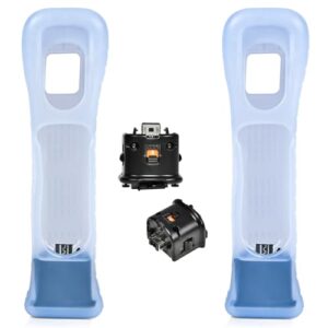 TechKen 2Pack Wii Motion Plus Adapter Wii Motion Attachment, Wii Motion Plus Attachment Motion Plus Accelerator for Wii Controllers