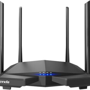 Tenda AC1200 Smart WiFi Router, High Speed Dual Band Wireless Internet Router with Smart APP, 4 x 100 Mbps Fast Ethernet Ports, Supports Guest WiFi, Access Point Mode, IPv6 and Parental Controls(AC6)