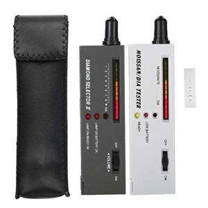 Tester Professional, Tester, 2 Types Professional High Precision Moissanite Portable Jewelry Gemstone Tester, Precision Tools Meter Device with LED Indicator