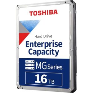 Toshiba MG09 MG09ACA16TE 16 TB Hard Drive – 3.5 Internal – SATA [SATA/600] – Conventional Magnetic Recording [CMR] Method