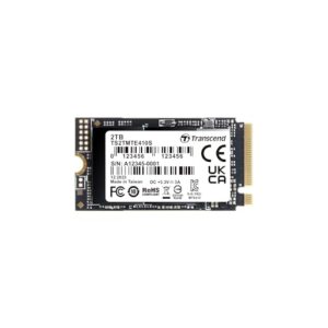 Transcend 2TB M.2 2242 SSD, Up to 5000MB/s, PCIe Gen4x4 NVMe 3D TLC, for Ultra-Thin Laptops, Lenovo Legion Go, Yoga Gen 6, ASUS ExpertBook, ZenBook, Mini PC, DRAM-Less Design for Low Power Consumption