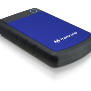 Transcend 4TB External Hard Drive, for PS4/PC/Mac/Desktop/Laptop/Xbox One/Xbox 360, USB3.1Gen1 (5Gbps) Type-A Portable HDD, One Touch Auto-Backup, Shock Resistant, Three-Stage Shock Protection System