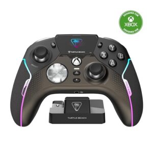Turtle Beach Stealth Ultra High-Performance Wireless Gaming Controller Licensed for Xbox Series X|S, Xbox One, Windows PC, Android – LED Dashboard, Dock, RGB Lighting, 30-Hr Battery, Bluetooth, Black