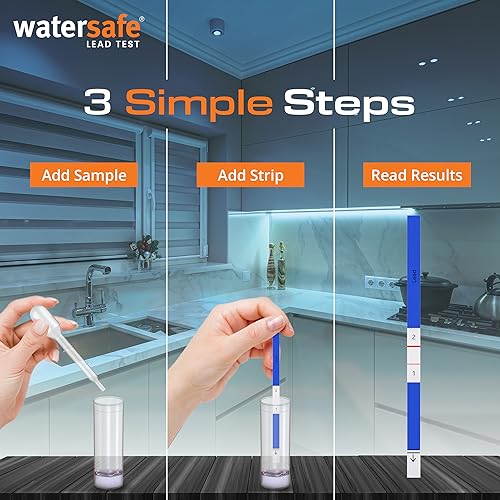 USA-Made – Watersafe® Lead in Drinking Water Test Kit – EPA-Compliant & Lab-Verified 8-Minute Detection Below 5 PPB – Easy & Accurate DIY Home Testing for Tap & Well Water - 1 Pack - Image 4
