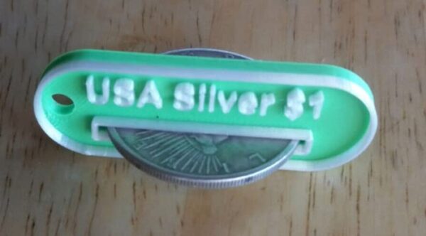 USA Silver Coin Gauge Tester (Morgan, Peace, Franklin, Kennedy, Liberty, Washington, Roosevelt, Mercury, Dollar, Half Dollar, Quarter, Dime) - Image 5