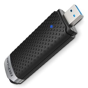 USB 3.0 WiFi Adapter AC1300Mbps for PC, EDUP LOVE Wireless Network Adapter Dual Band 5GHz 2.4GHz for Mac OS 10.15 and Below, Windows 11/10/8.1/8/7/XP/Vista